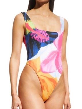 Mara Hoffman Idalia Floral One Piece